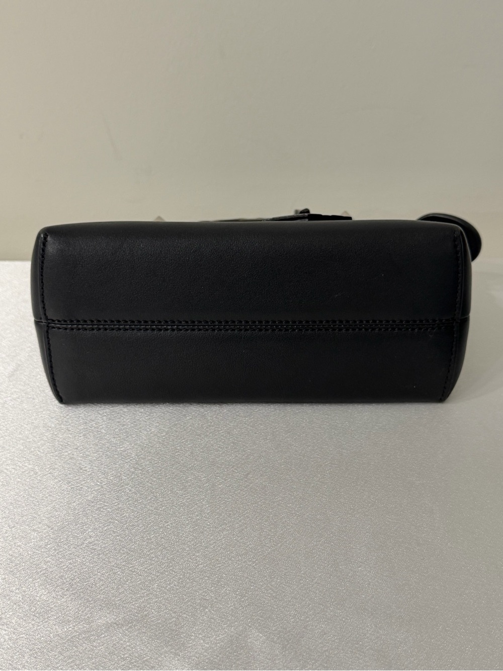 Fendi Black Leather Crossbody with Brown FF Trim - Picture 12 of 15